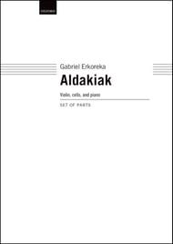 Aldakiak Piano Trio Set of Parts cover